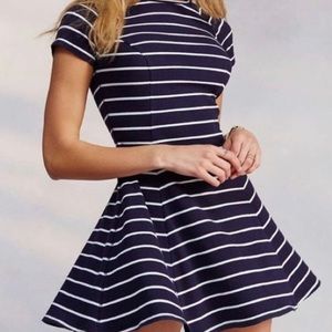 UO BDG Jackie A-Line Stripped Dress